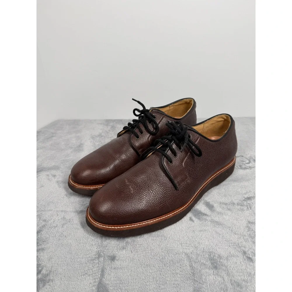 Samuel Hubbard M2150 Men’s 10.5 Brown Leather Oxford Shoes Vibram Portugal